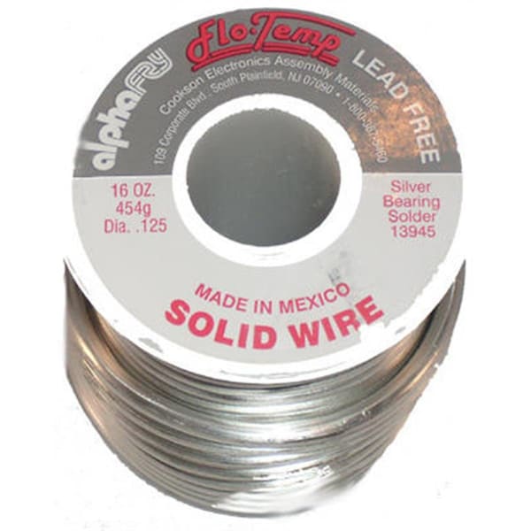 Alpha Metals AM13945 16 oz. .125 Plumbing Solder AL573418 - main